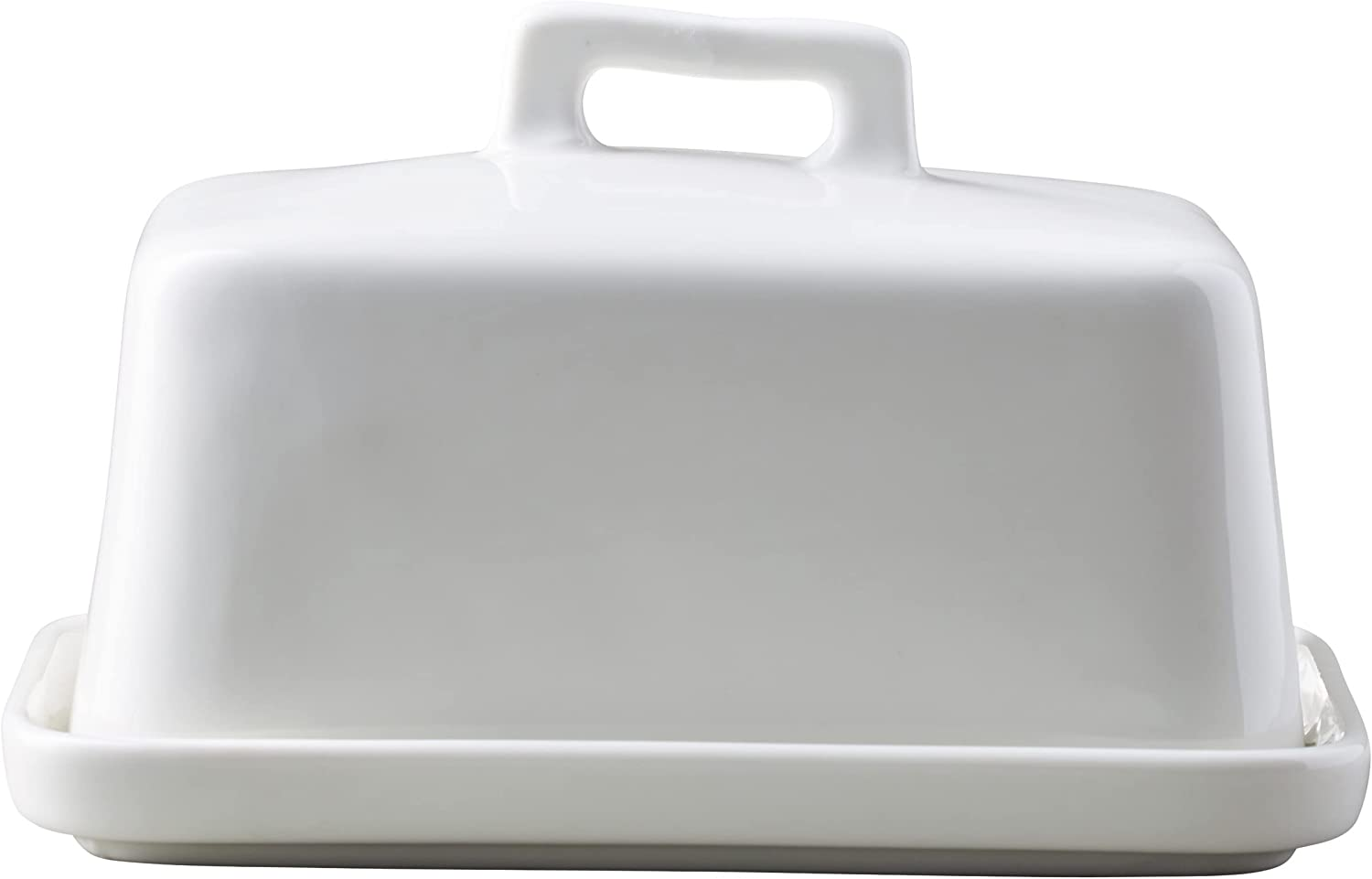 Maxwell & Williams Epicurious Butter Dish White Gift Boxed image number 3