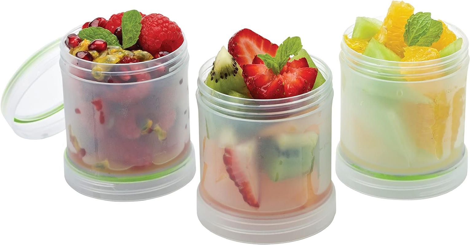 Smash Leak Proof Snack Tubes, Blue Reusable, Bpa-Free, Stackable & Travel-Friendly | Fits Bottle Holders | Perfect for Salad Dressing, Snacks & Dips