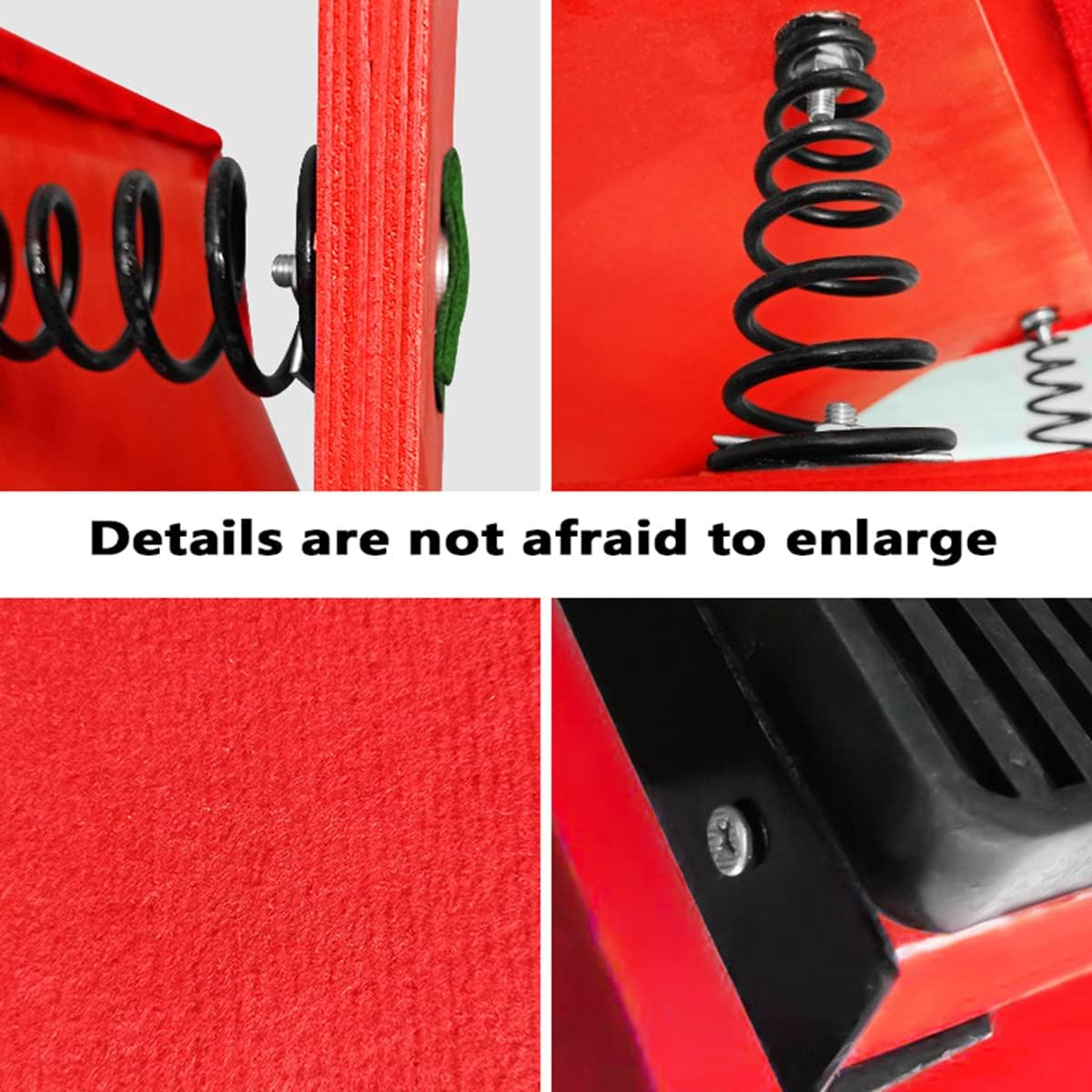 Vaulting Gymnastics Equipment Kids Spring Board, Thickened 2 Springs inside for School/Sports Club/Martial/Track and Field, Bearing 80Kg,2Springs