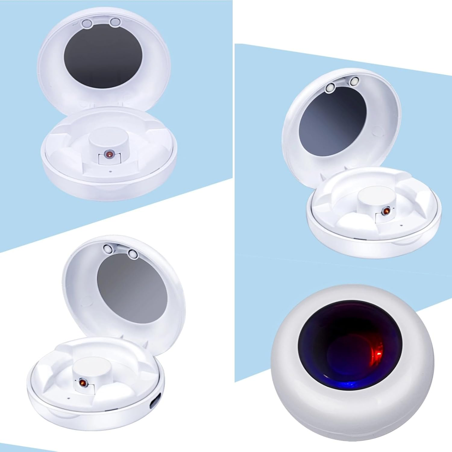 Smart Ring Charging Case, Magnetic Charging Compartment, Compact Box, Portable Charger for Colmi R02 R06 R11M R8 Fitness Ring with Magnetic Charging Port image number 3