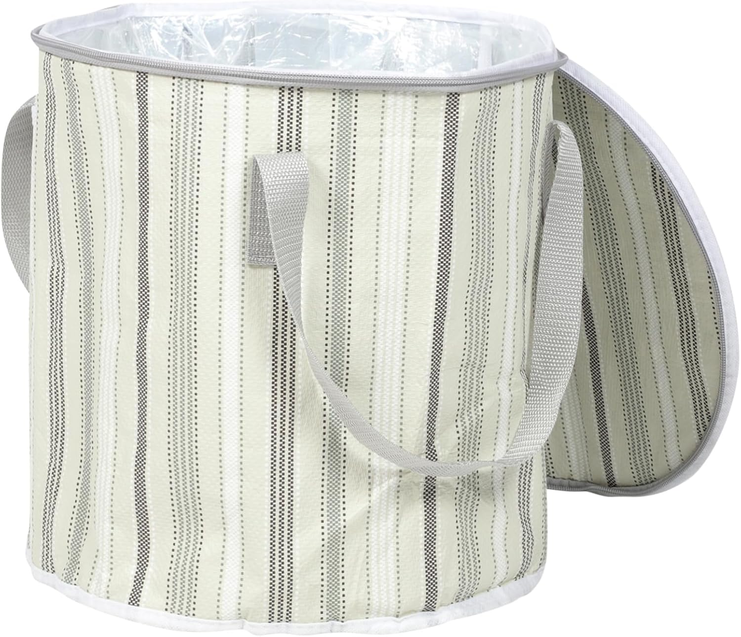 WOONEKY Travel Foot Soaking Tool Convenient Folding Water Bag Home Foot Basin Heat-Preservation Feature