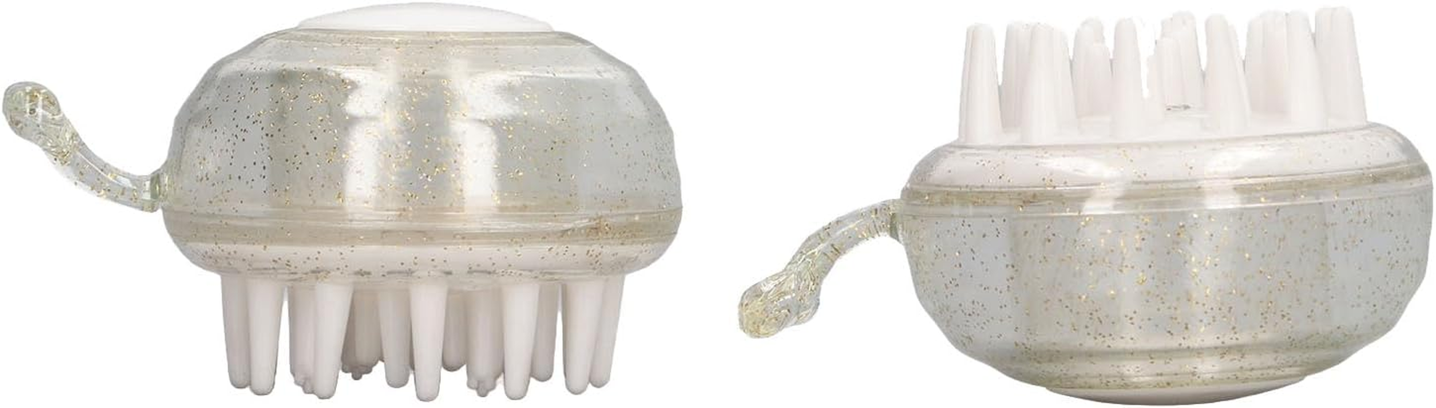 Hair Shampoo Brush Cute Whale Shape Liquid Storage Scalp Care Soft Rubber Massager Wet Dry Hair Scalp Scrubber Shower Hair Brush image number 6