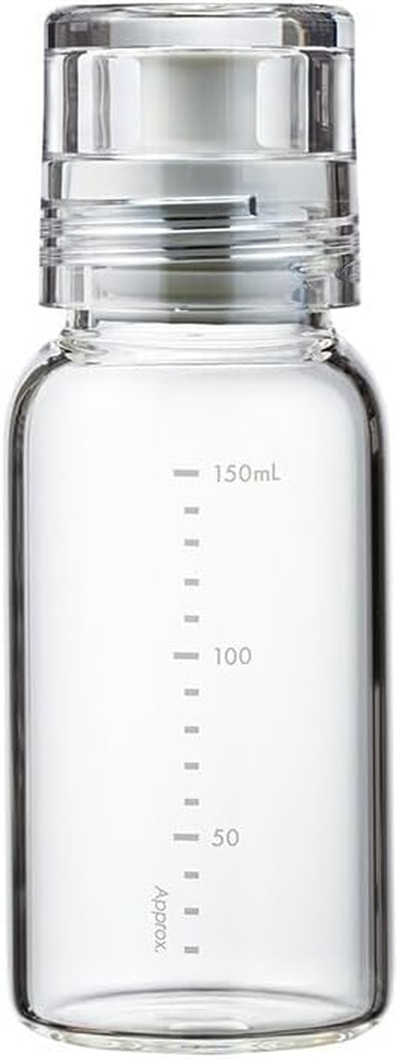 HARIO DBSN-150-PGR Dressing Bottle, Slim, 5.1 Fl Oz (150 Ml), Can Be Used with Hot Water, Pale Gray image number 5