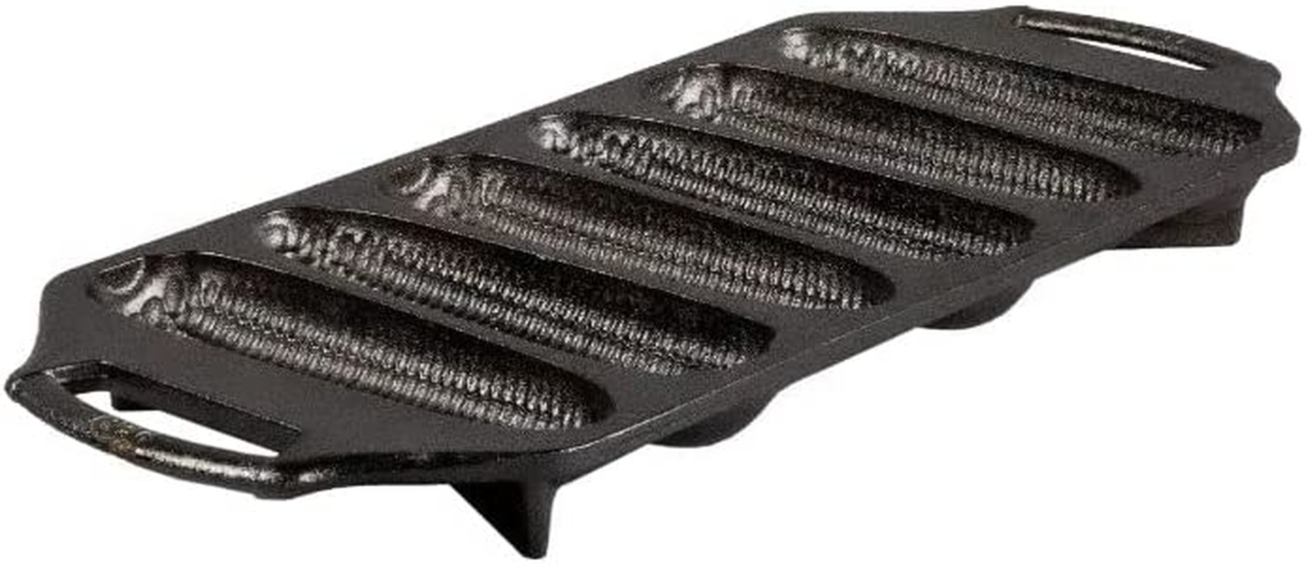 Lodge Cast Iron Cornstick Pan, Black, 6 Stick