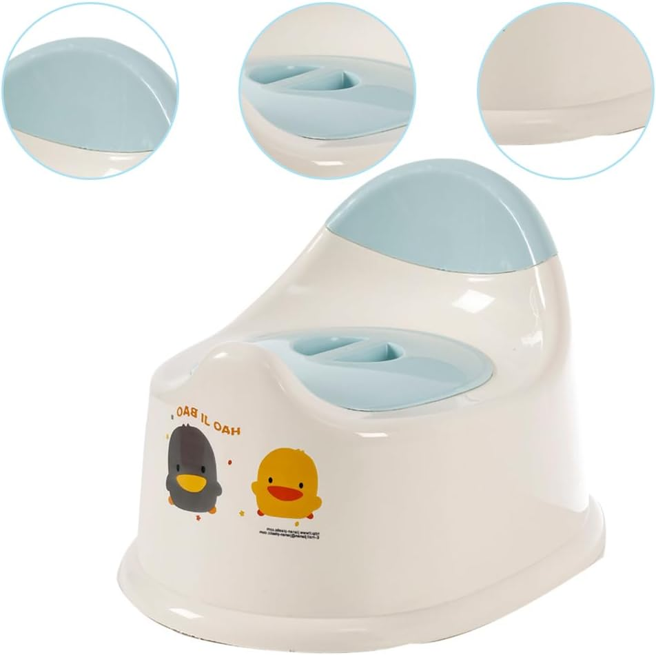 Potty Training Toilet, Potty Toilet Potties, Potty Training Seat, Toddler Potty Chair, Potty Training Toilet Chair with Lid, Ergonomic Baby Potty, Easy to Carry as Travel Potty for Kids 1-6 Years image number 4