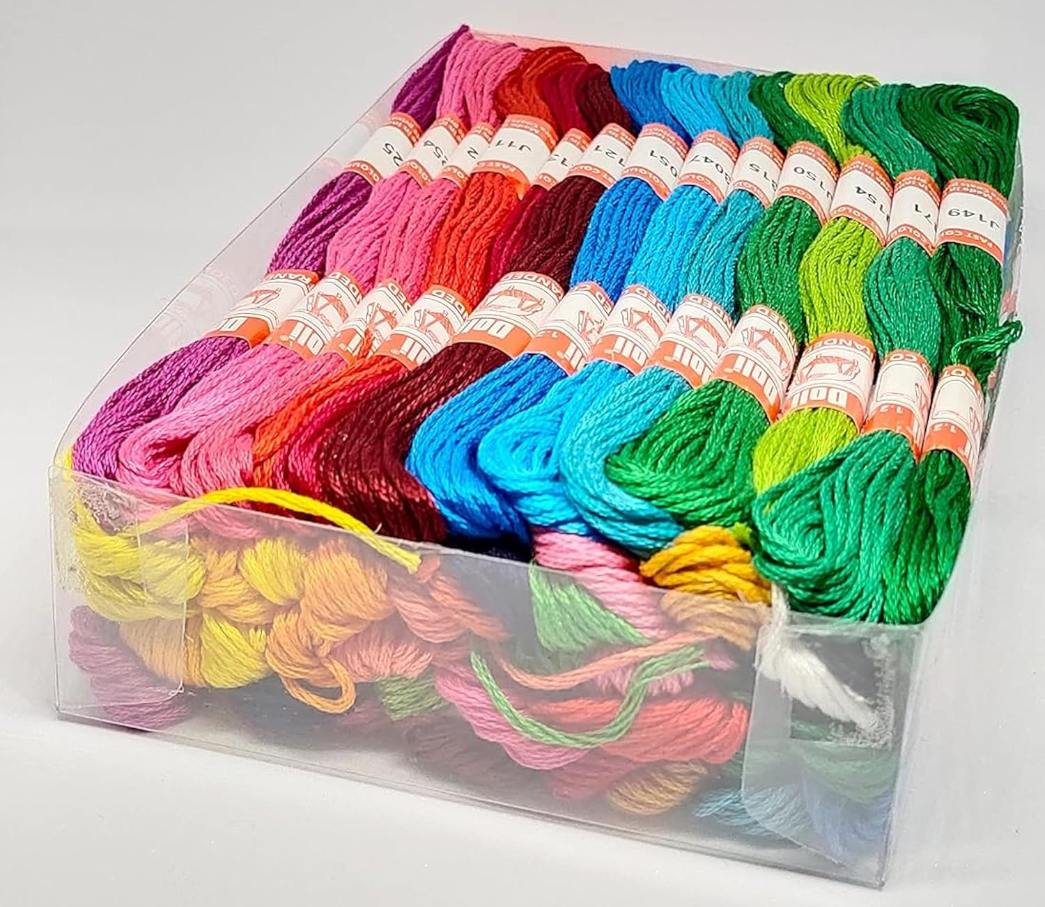 Embroidery Floss for Cross Stitch Threads Embroidery Thread Used for Friendship Bracelets String, Cross Stitch Painting Each 8 Mtr. (50 Pieces Design 1 (8888)) image number 2
