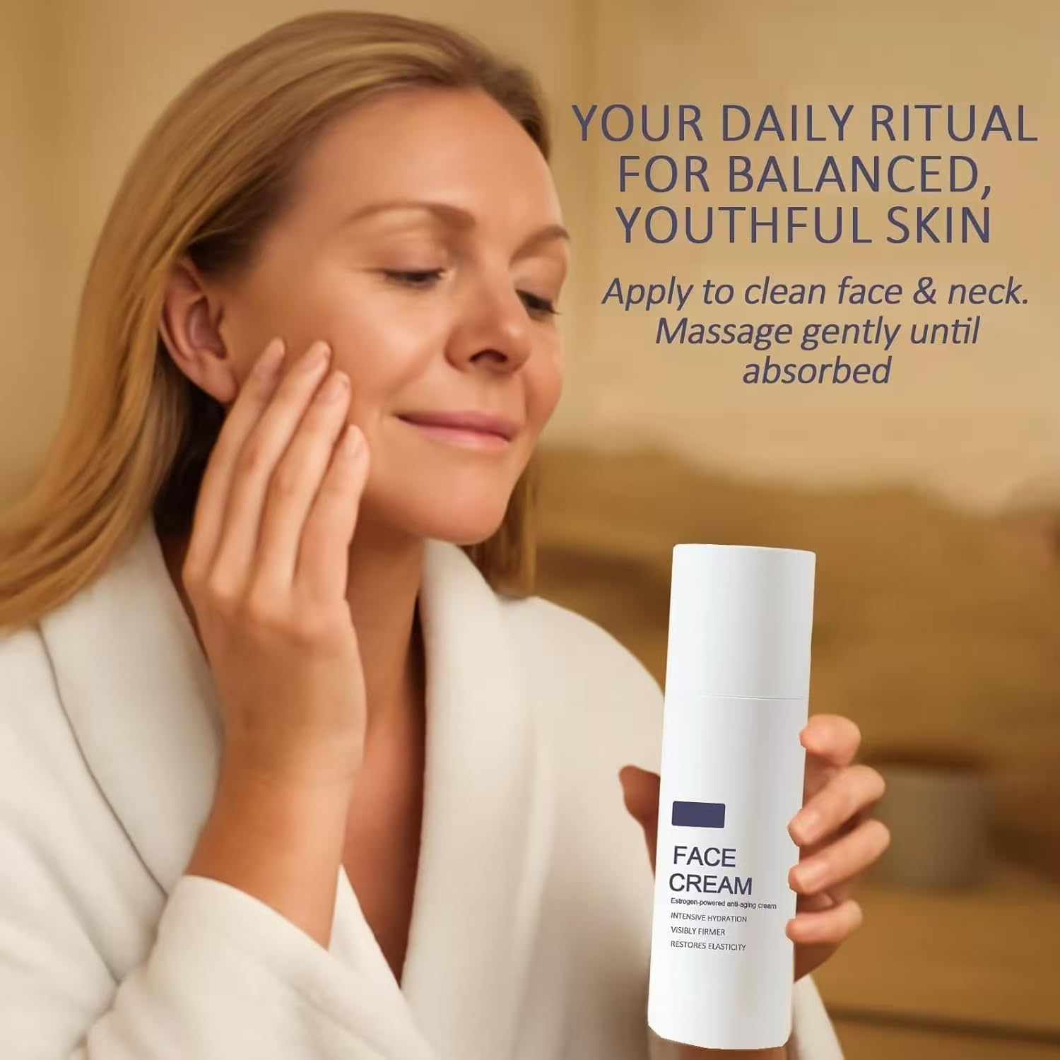 Estrogen-Powered Anti-Aging Cream,Facial Hydrating Cream, Intensive Hydrating to Firm,For Sensitive Dry Oily Mature Skin Women Men image number 3