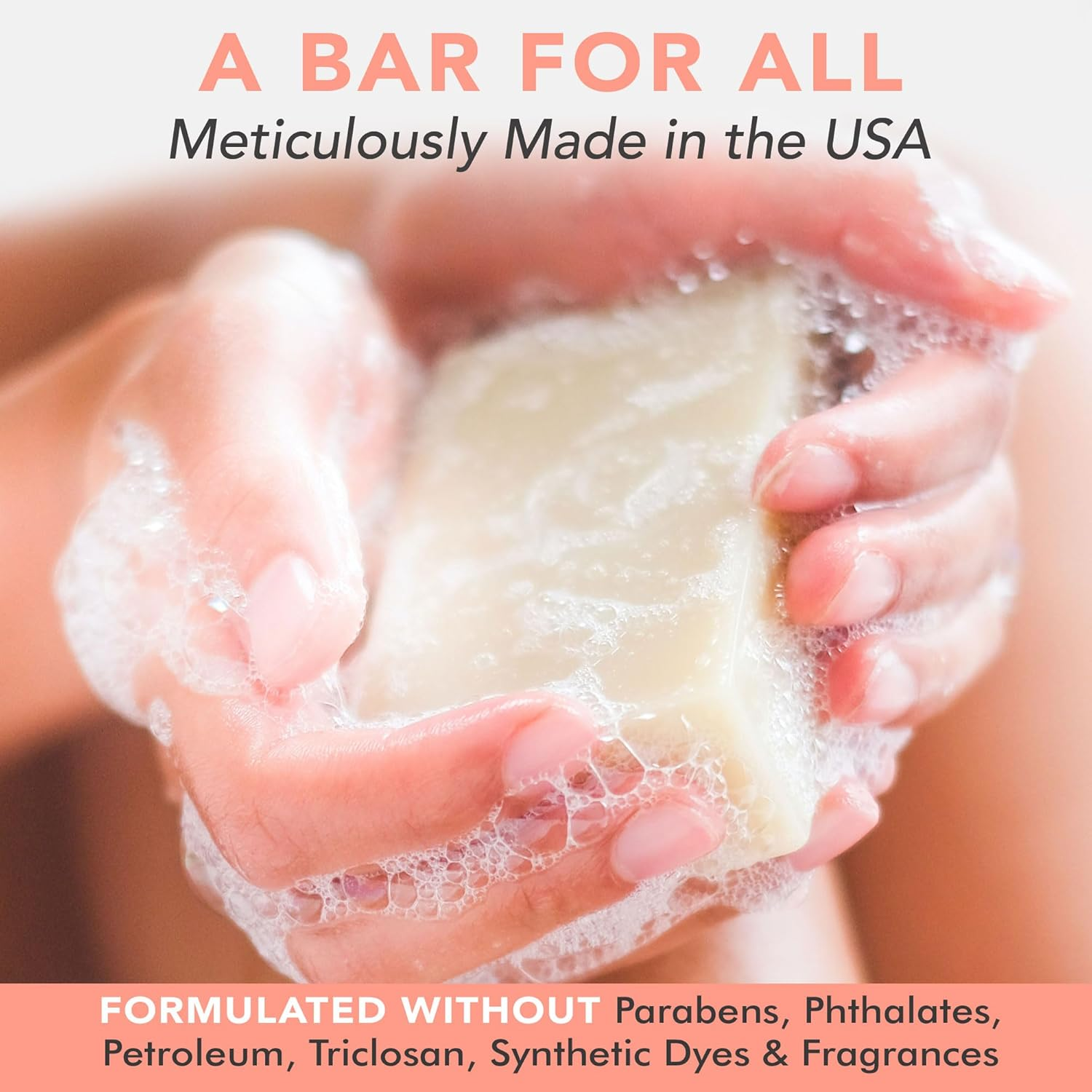 Beauty by Earth Organic Face Wash Bar Soap, Shea Butter Soap, Natural Soap, Organic Soap Bar, Soap for Face, Foamy Lathering Vegan Soap Works as Shaving Cream, Organic Soap with Shea Butter (1 Pack) image number 1