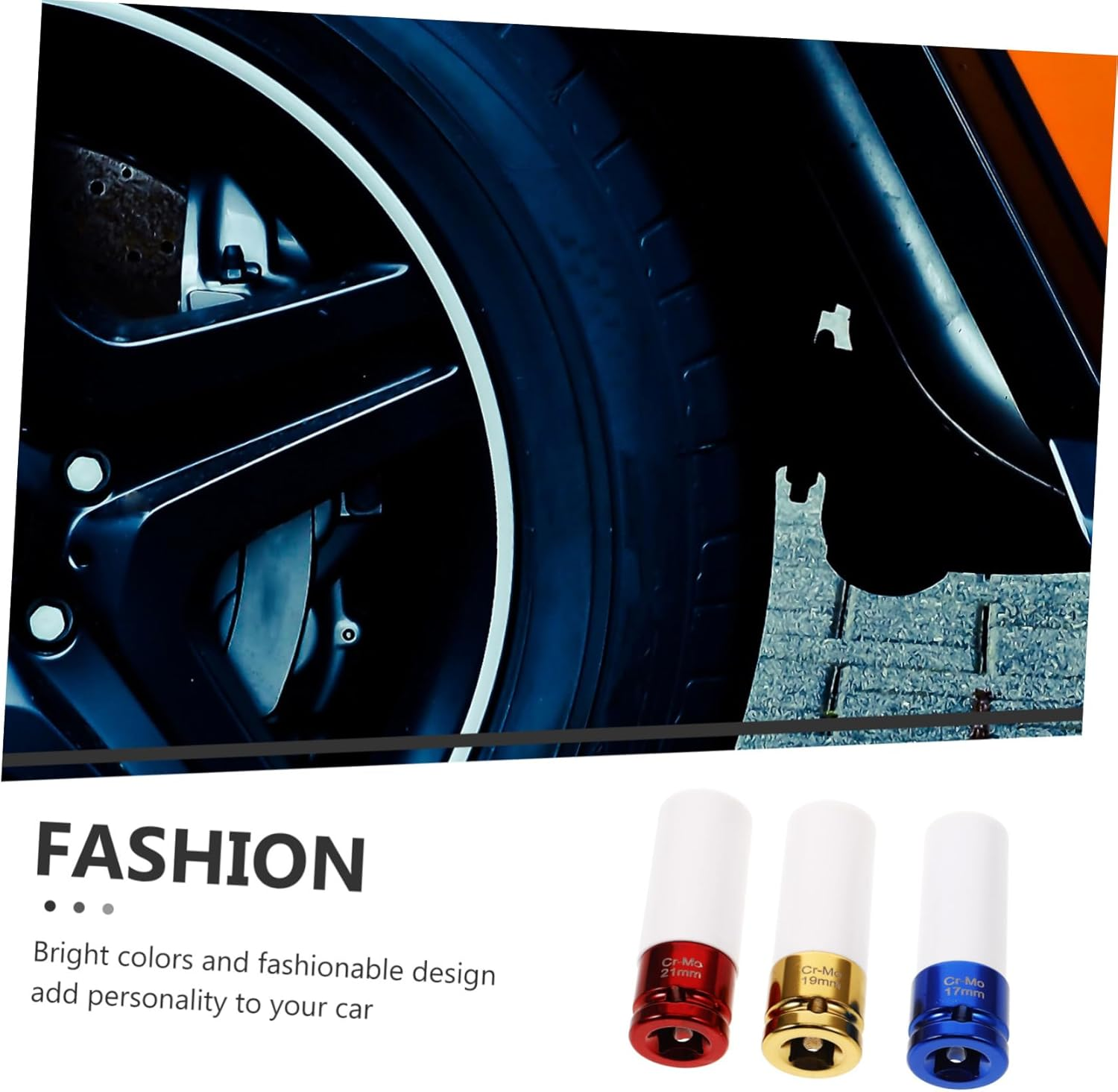 TIDTALEO 3Pcs Wheel Lug Nut Sockets Rim Protector Car Wheel Socket Set Non Marring image number 4