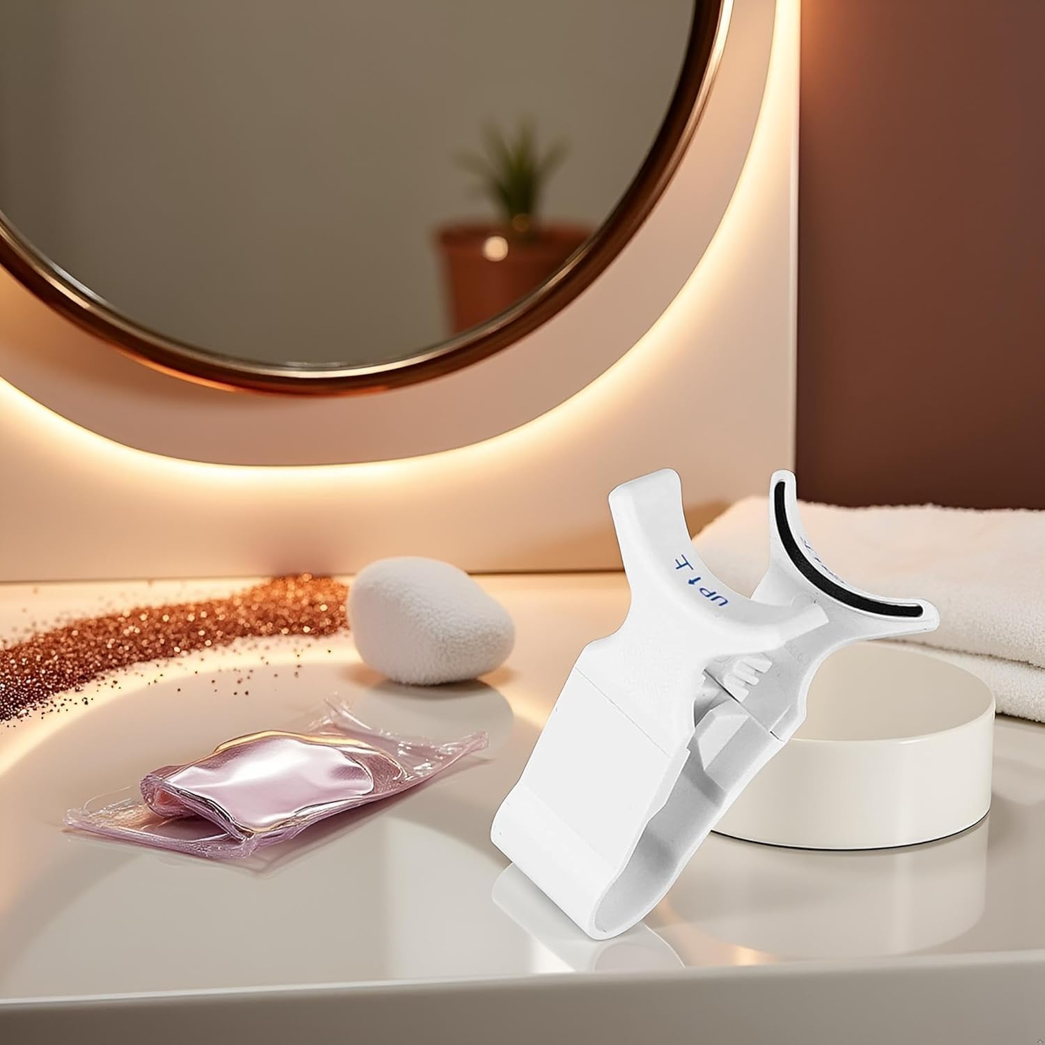 Magnetic Eyelashes Applicator - Cat Eye Look Wispy Lashes | Natural Look False Lashes | 3D Curved Design Eyelash | Eyelashes with Magnetic Lash Applicator | Styling Tool for Lounging, False Lashes image number 1