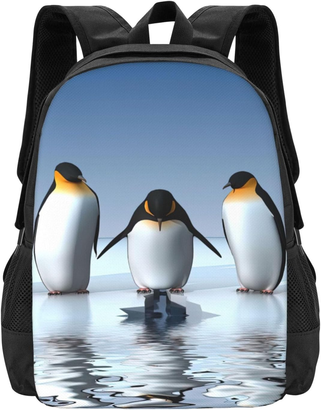 Penguin Backpack for Girls&Boy Backpacks Elementary Bookbags Middle School Bags Women Casual Daypack image number 3