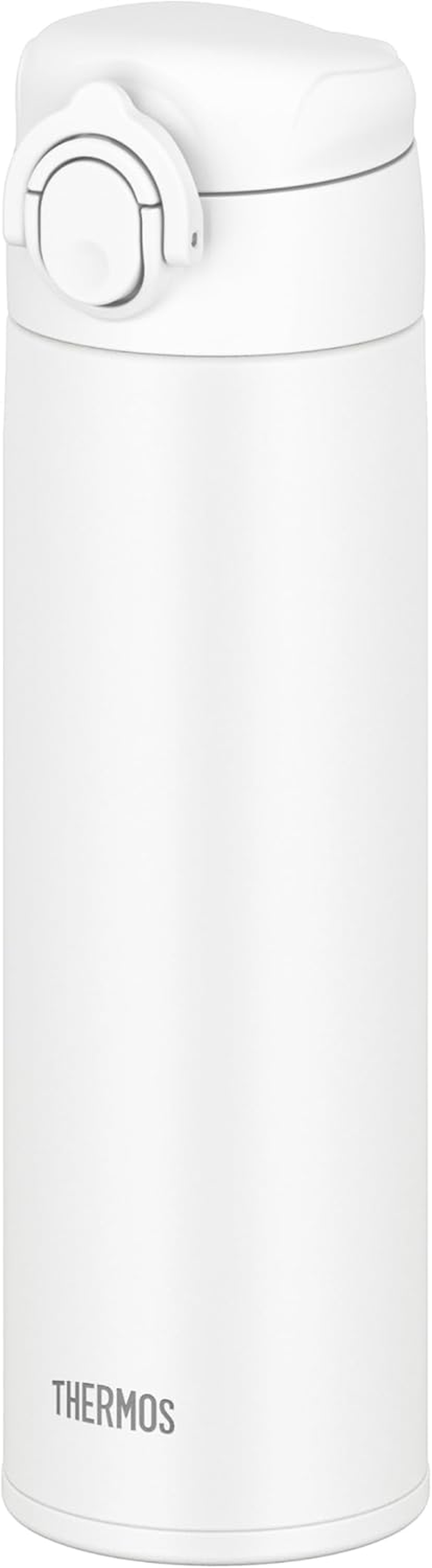 [Dishwasher Safe Model] Thermos Water Bottle, Vacuum Insulated Mobile Mug, 16.9 Fl Oz (500 Ml), White, 16.9 Fl Oz (500 Ml), Dishwasher Safe, One-Touch Open, Stainless Steel, Bottle Hot or Cold image number 2