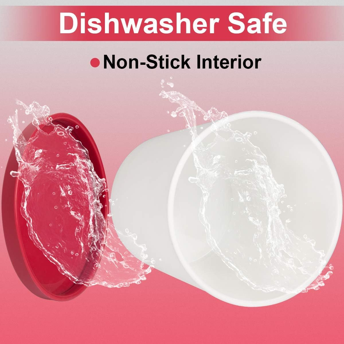 Cream Containers for Homemade Ice Cream (2 Pcs) - Reusable Ice Cream Storage Containers for Freezer - Leak-Free Ice Cream Containers with Silicone Lids (Green) - 1 L per Ice Cream Container image number 1