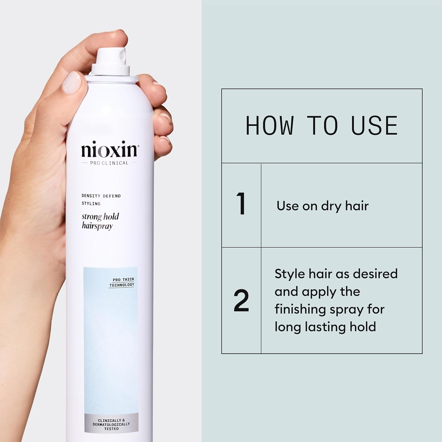 Nioxin Density Defend Styling Strong Hold Hairspray, 300Ml / 230G
