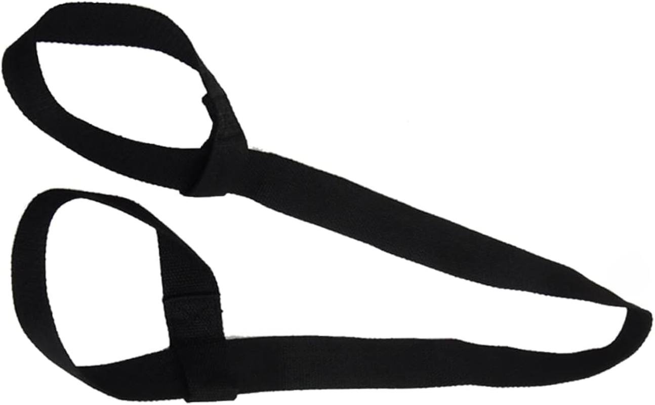 KOMBIUDA Adjustable Yoga Mat Strap - Exercise Carrying Strap for Workout Mats - Yoga Accessories - Black Suspenders for Fitness and Sports image number 5