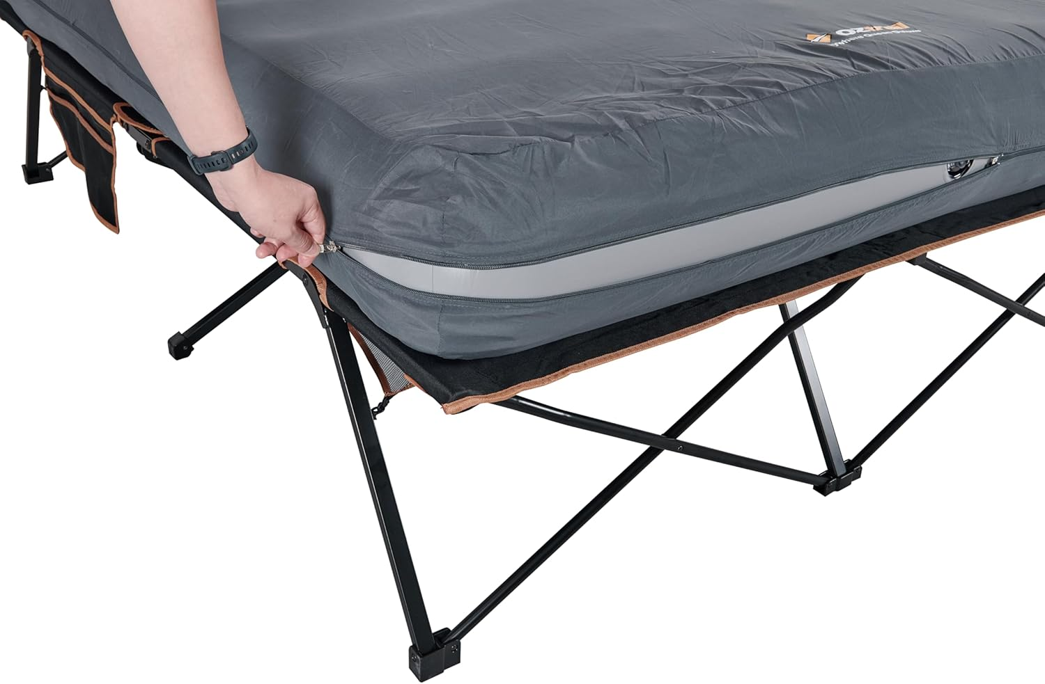 Oztrail Anywhere Deluxe Bed, Queen image number 3