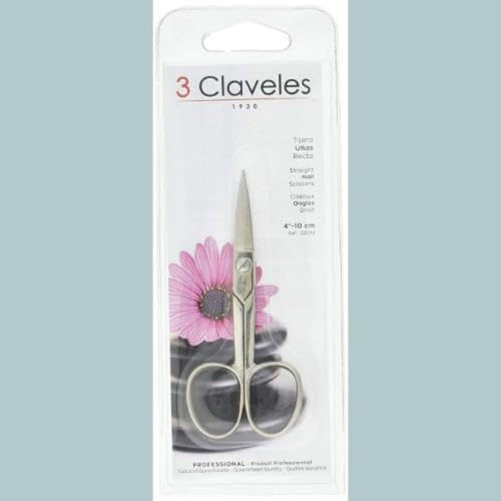 3 Claveles 2014 Scissors Nail File Straight 4 Inches image number 1