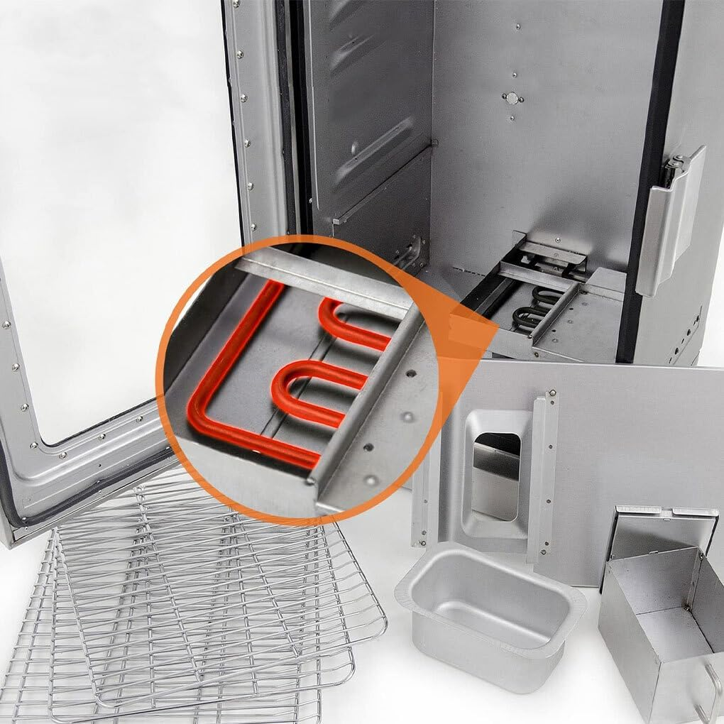 Stainless Steel Electric Smoker Heating Element Sturdy and Durable for Long-Lasting Strong Compatibility Metal image number 3