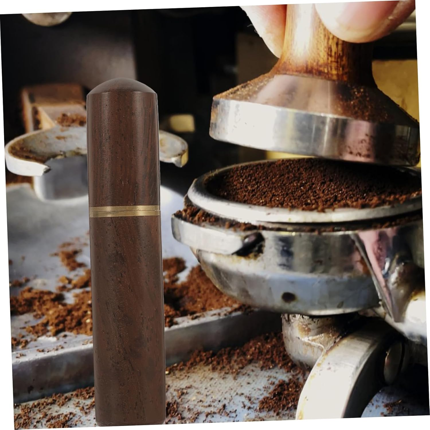 FUNOMOCYA Cloth Powder Needle Espresso Stirrer Distribution Tool for Coffee Espresso Stirrer Distributor Hand Use in Home Bar image number 3