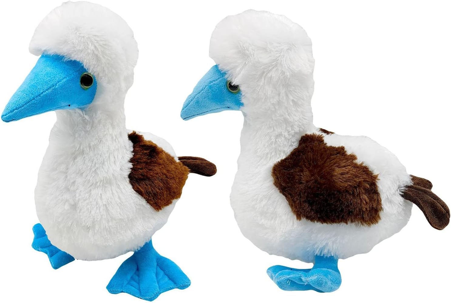 Tiny Heart Simulation Blue Footed Booby Plush Toy, 10.62Inch Super Soft and Cute Blue Footed Booby Stuffed Animal Toys Fun Kids Gift Home Decor image number 4
