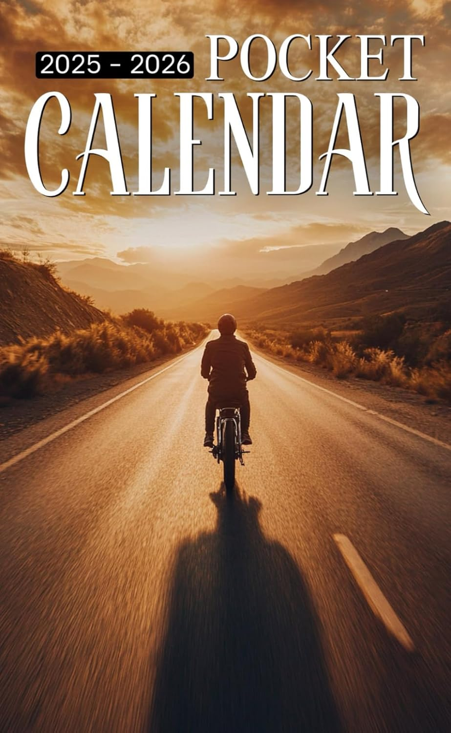 Pocket Calendar 2025-2026: Two-Year Monthly Planner with Inspirational Quotes | 24 Months Small Organizer January 2025-December 2026 | Idyllics Drives Cover