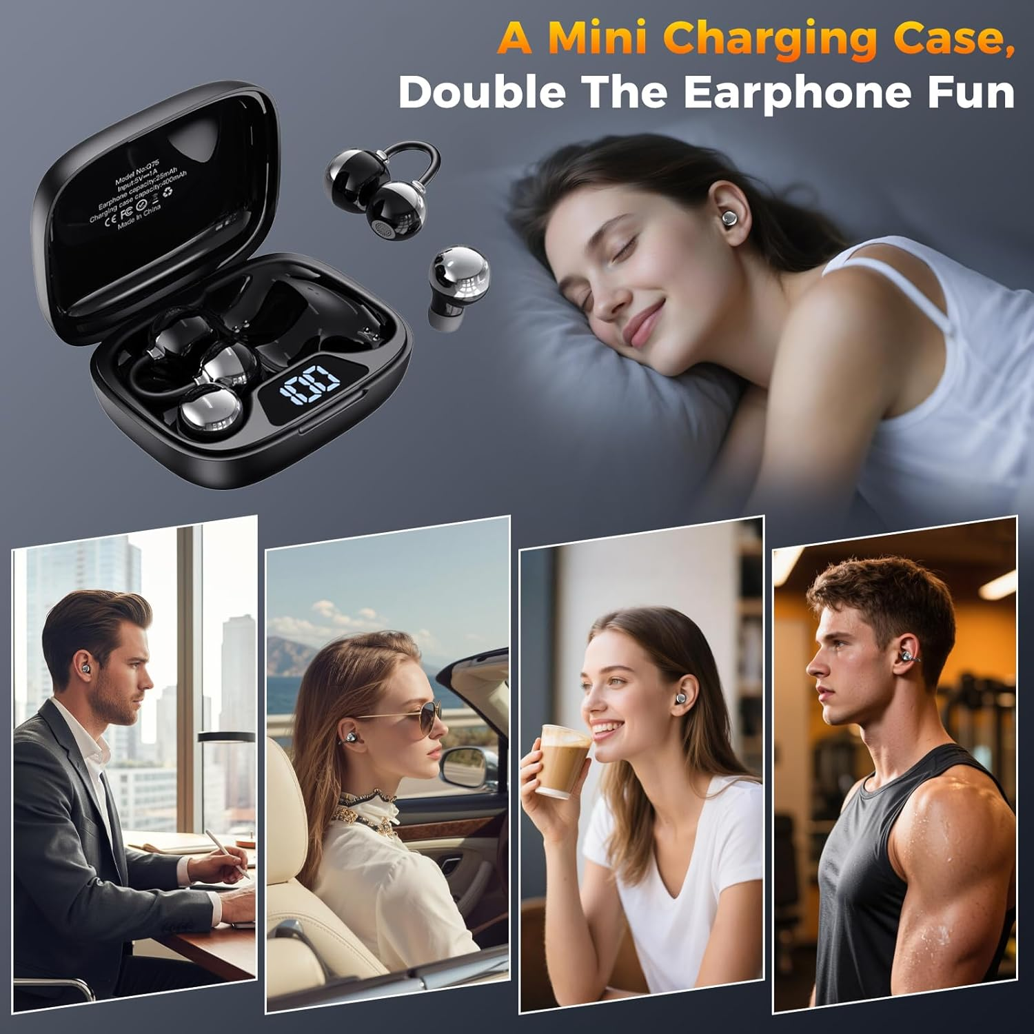 LESUN Openearring Open Ear Headphones image number 5