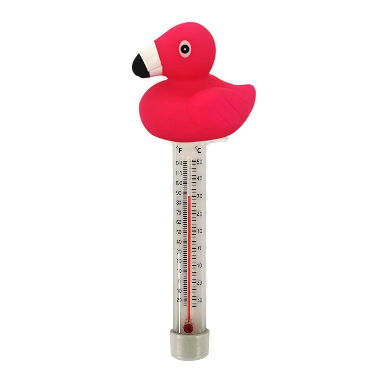 Floating Pool Thermometer | Duck Pool Temperature Gauge | with Thin Rope Spa Thermometer for Shatterproof Aquarium Water Thermometer Lippsy