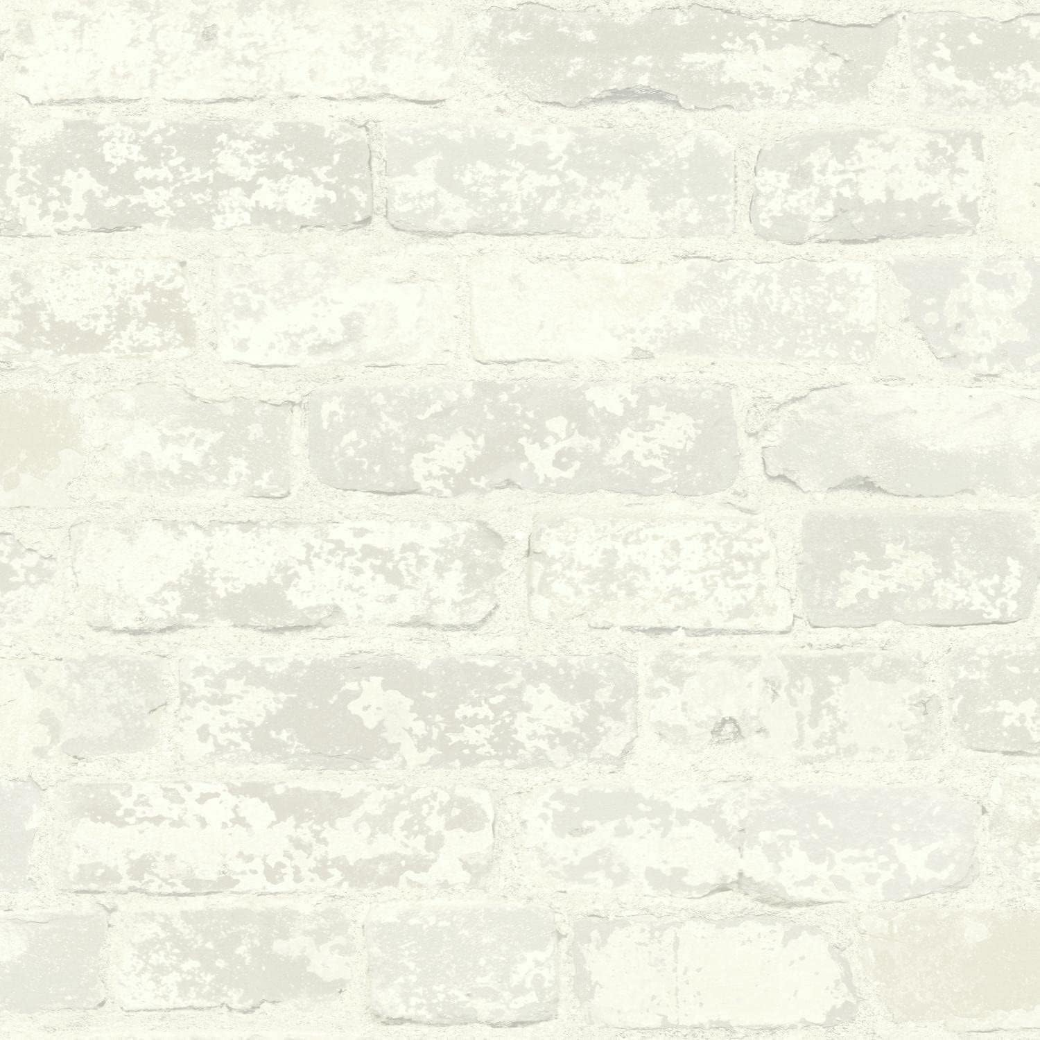Roommates Stuccoed Brick Peel and Stick Wallpaper, Red