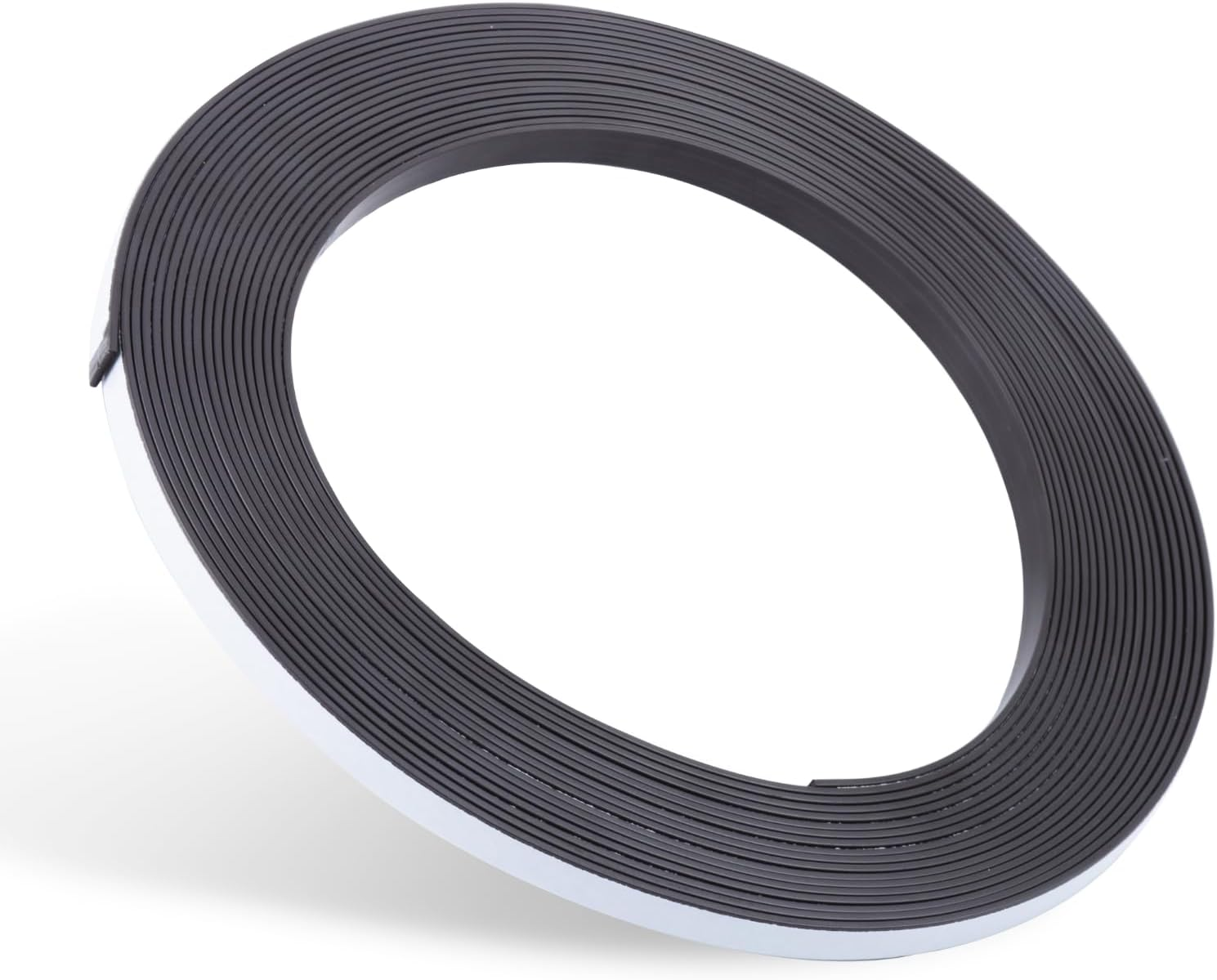 Magnetic Tape, Flexible Self Adhesive Magnetic Strip, 0.39'' Wide X 32 Ft Long Sticky Magnets for Whiteboard Art Projects, Perfect Magnetic Tape Roll for Craft and DIY Projects and Fridge Organization image number 1