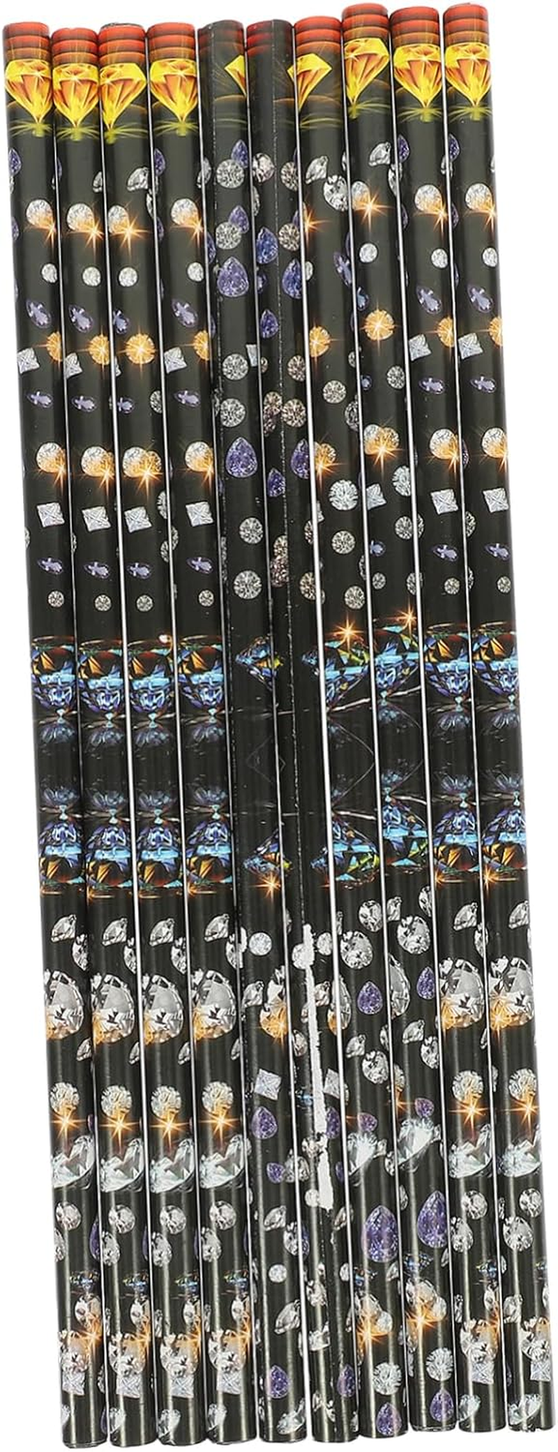 GOOHOCHY 10Pcs Nail Art Rhinestone Picker Pencil White Dotting Pen for DIY Manicure Decoration Self Adhesive Wax Stick Tool for Precise Gem Pickup image number 6