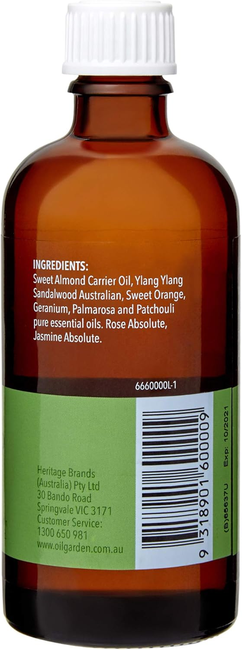 Oil Garden Love and Friendship Pure Body and Massage Oil Blend 100 Ml image number 2