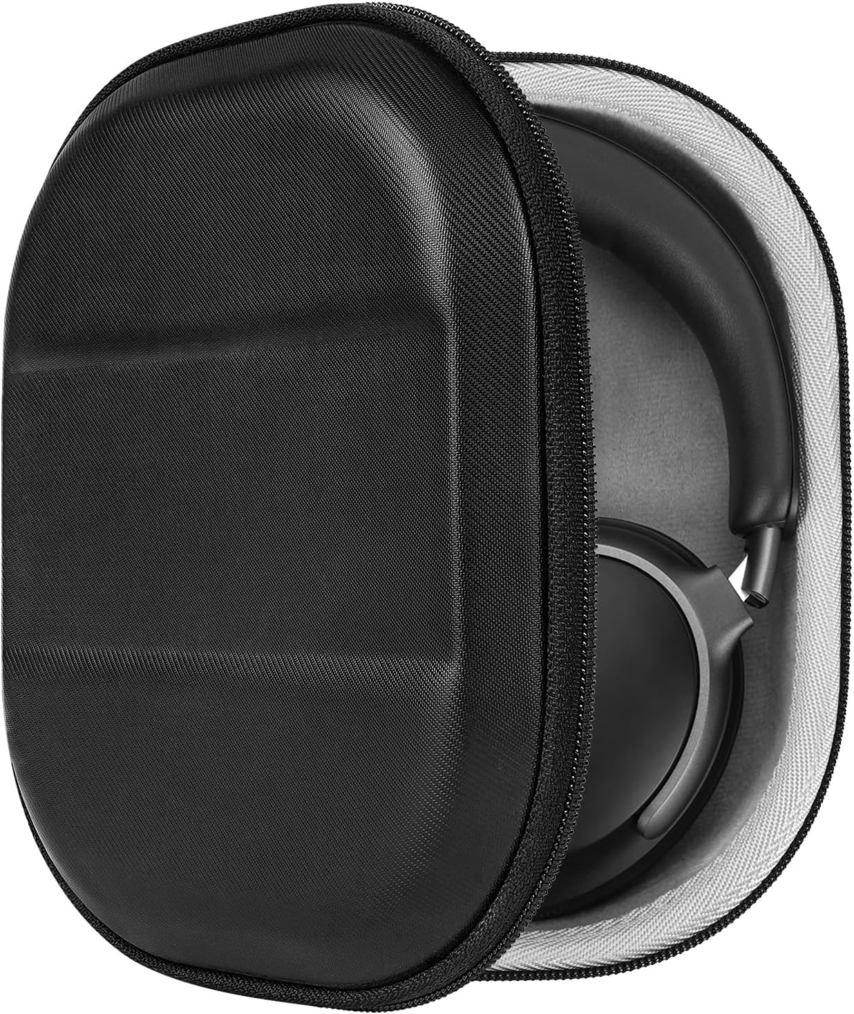 Geekria Shield Headphones Case Compatible with Bose QC Ultra II, QC Ultra/45 II/35 II Gaming Headset, Replacement Hard Shell Travel Carrying Bag with Cable Storage (Dark Grey)