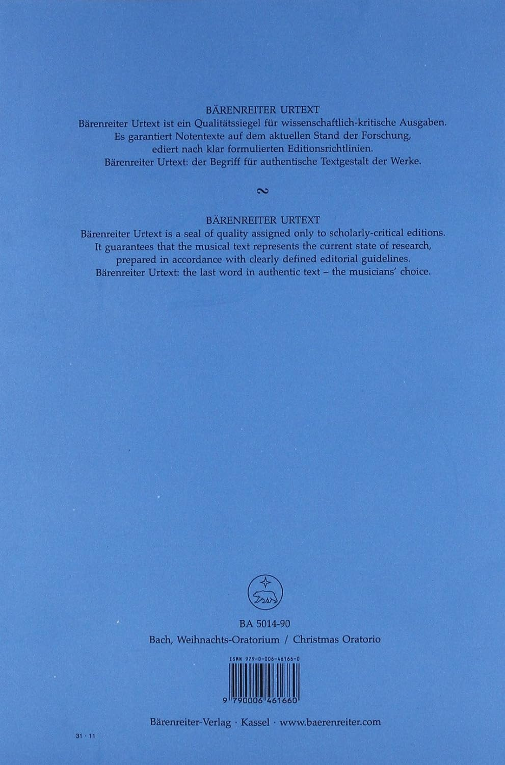 Bach: Christmas Oratorio BWV 248 (Vocal Score) image number 3