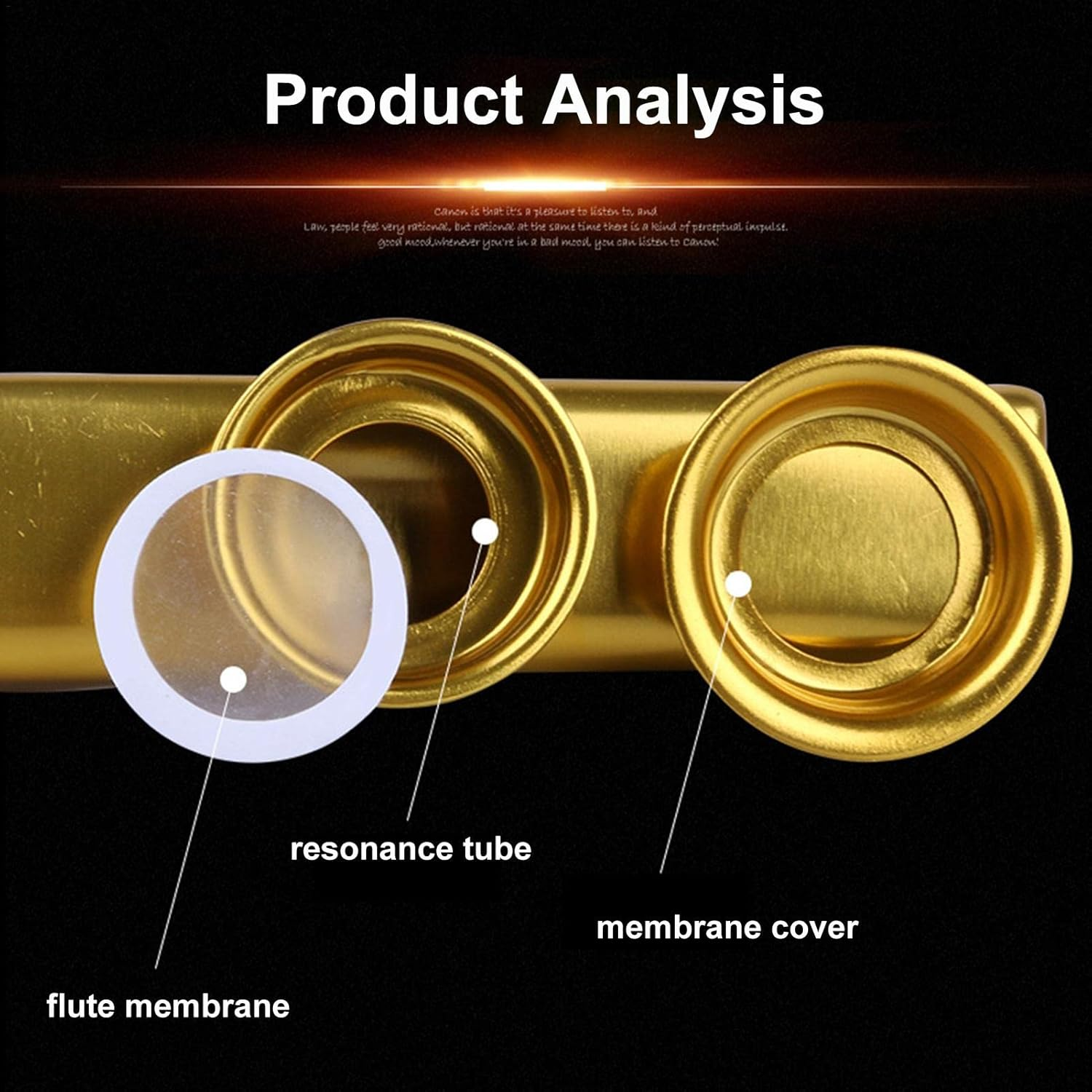 Metal Kazoo - Kazoo Musical Instrument | Easy to Learn Kazoos, Guitar Ukulele Violin Piano Keyboard Companion for Kids And image number 3