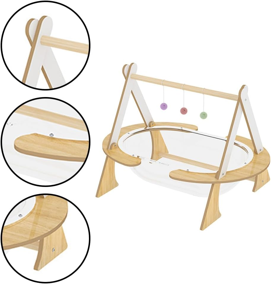 TOMVAES Cat Hammock Space Clear Capsule Cat Bed Semi Enclosed Pet Cat Nest Easy to Assemble for Dog Kitty Playing image number 4