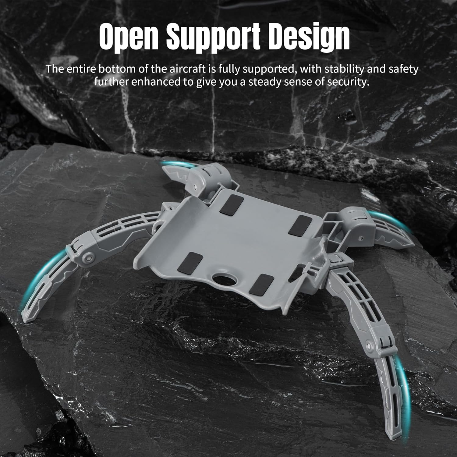 Spider Landing Gear for DJI Mini 5 Pro, Height-Adjustable Tripod Legs, ABS and Silicon Construction, Quick Release Design, Sensor and Gimbal Protection image number 1