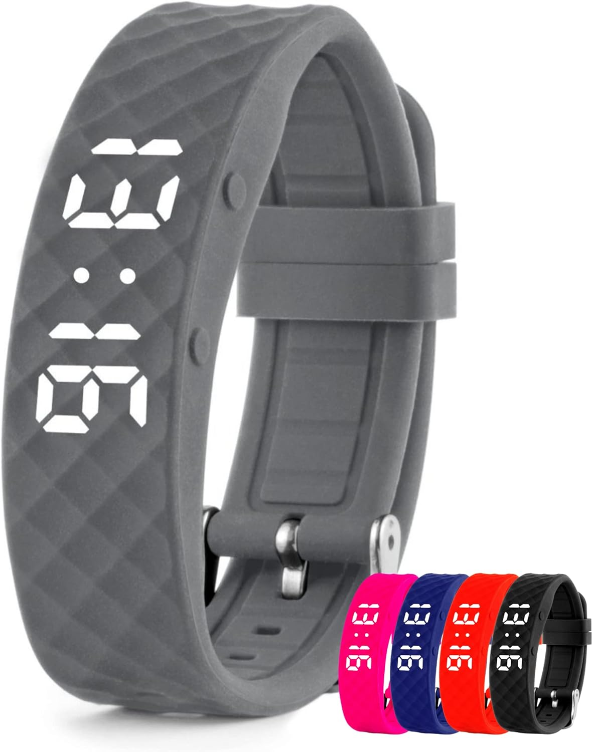 Vibrating Alarm Reminder Watch - with up to 10 Personal Alarms or Pill Reminders per Day