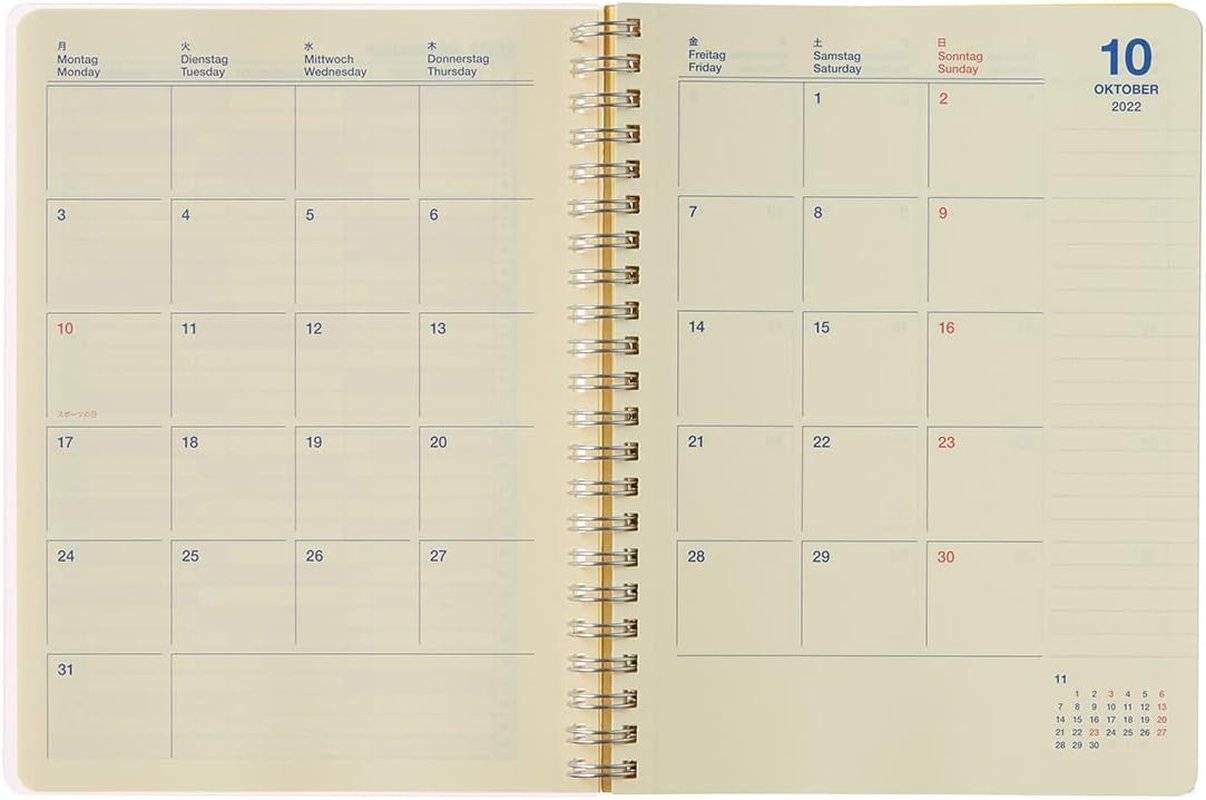 Rollbahn Spiral-Bound Diary Clear A5 Clear image number 6