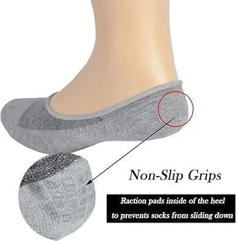 Men Sock Ankle Sock Men No Show Sock Running Sock 80% Combed Cotton Size 10-14 Compatible with Loafer, Sneaker, Dress Shoes, Boat Shoes &ndash; Leralsta image number 1