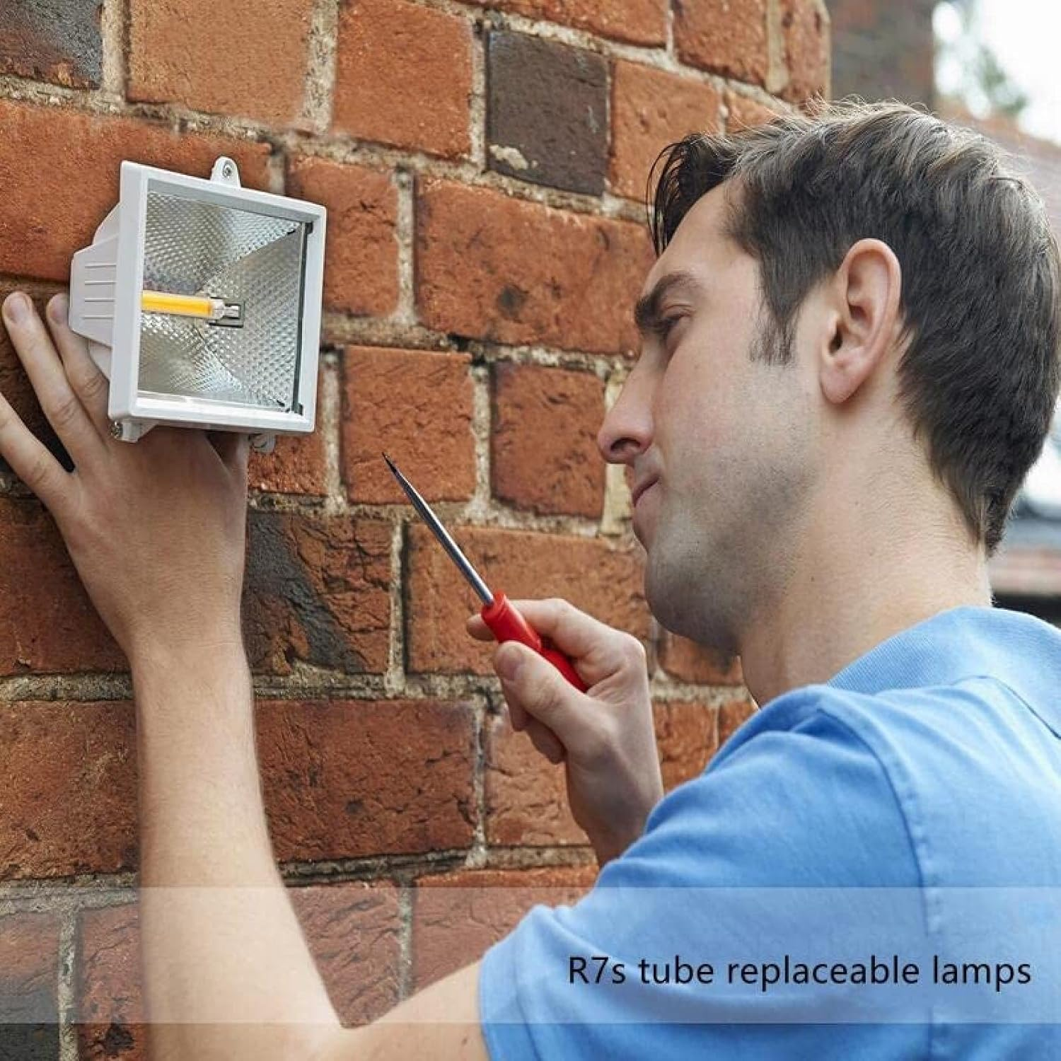 R7S LED 30W High Power COB Glass Tube 78Mm 118Mm Lights Bulb AC110V Lamp,220V-240V 50W 118Mm,Warm White image number 2