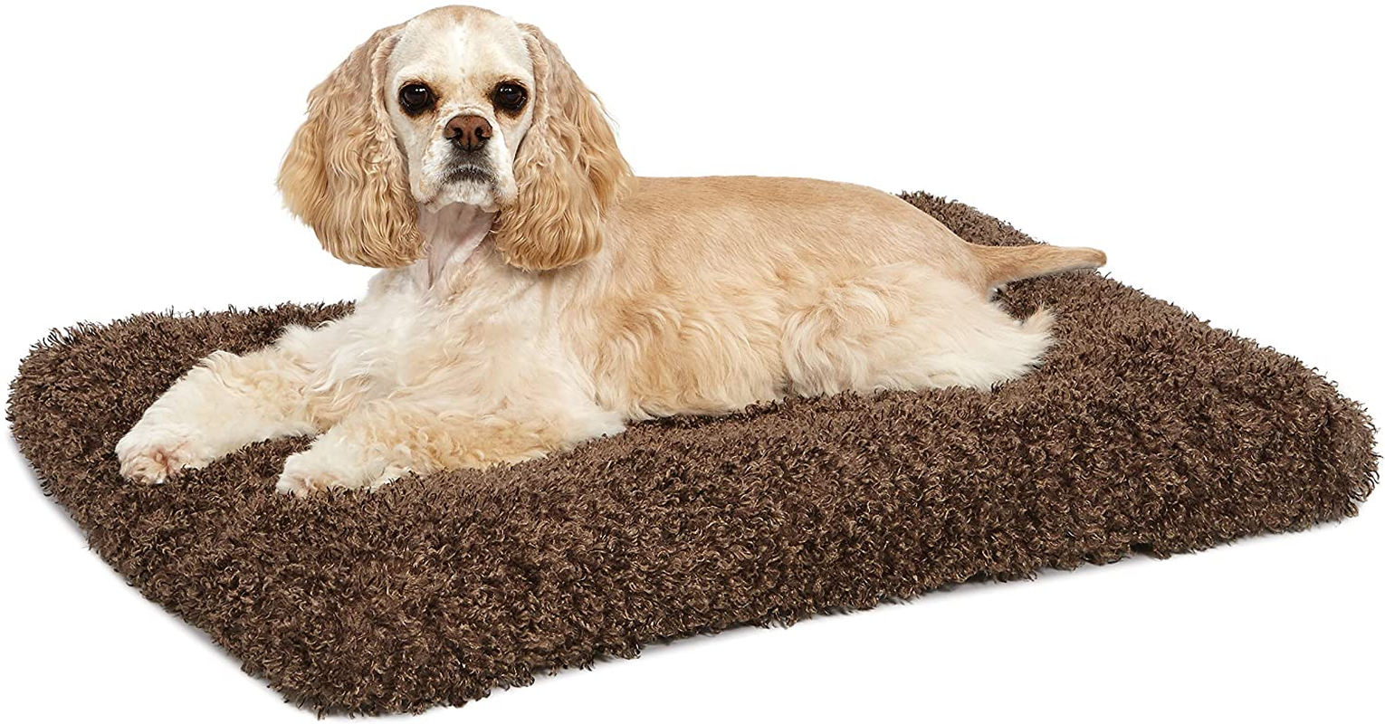 Midwest Homes for Pets Plush Ombr&eacute; Swirl Dog & Cat Bed | Mocha 23L X 18W X 1.75H -Inches for Small Breeds, 24-Inch, Model:40624-Stb