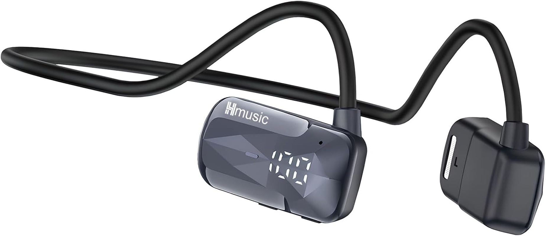 Hmusic H07 Running Headphones, Open Ear Headphones Wireless Bluetooth 5.4, Air Conduction Open-Ear Headset W/Mic, 16H Playtime, IPX5 Waterproof, Open Air Sports Headphones for Running, Cycling, Blue image number 5