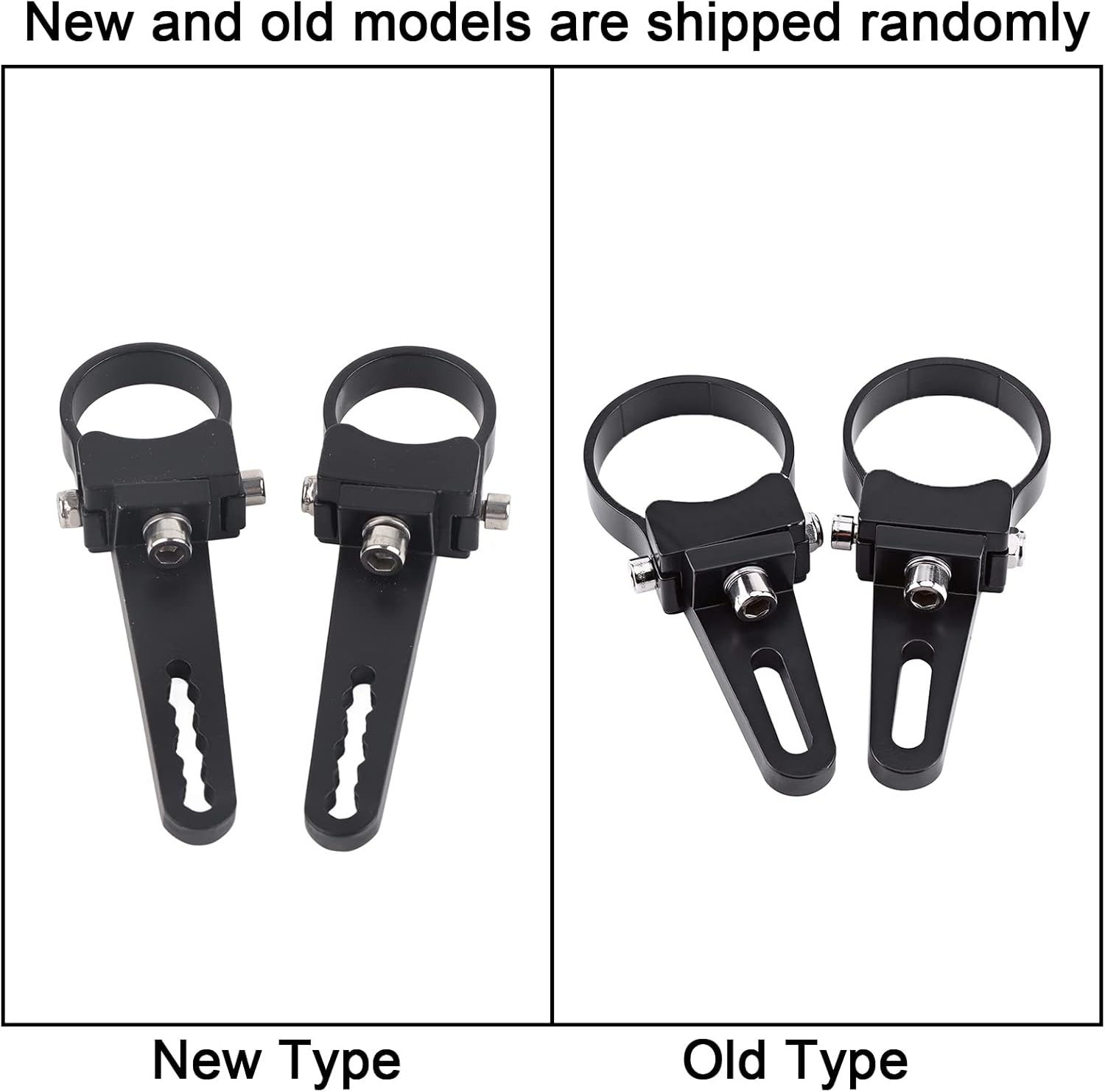 LED Light Bar Mounting Brackets, 360-Degree Rotatable Aluminum Clamps, 1.5-Inch Black Tube Holder with Sponge Pads for Cars, Trucks, SUV, Off-Road Vehicles image number 3