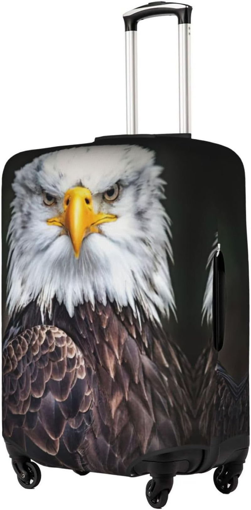 Odddot White Head Eagle Print Travel Luggage Cover,Suitcase Protector Cover, Washable Baggage Covers,For 18-32 Inch Luggage, White Head Eagle, Large image number 3