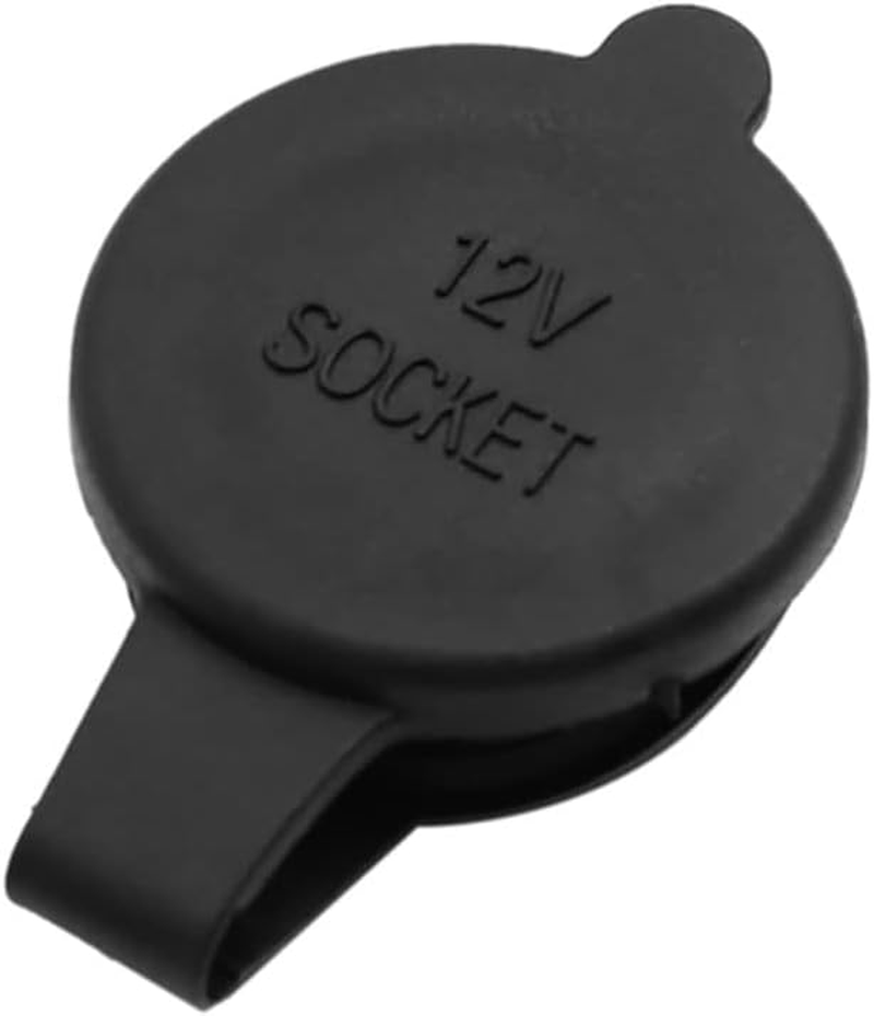 Uxcell 4Pcs Cigarette Lighter Cover 12V Universal Waterproof Car Motorcycle Cigarette Lighter Female Plug Cap for Automotive Power Port Outlet image number 1