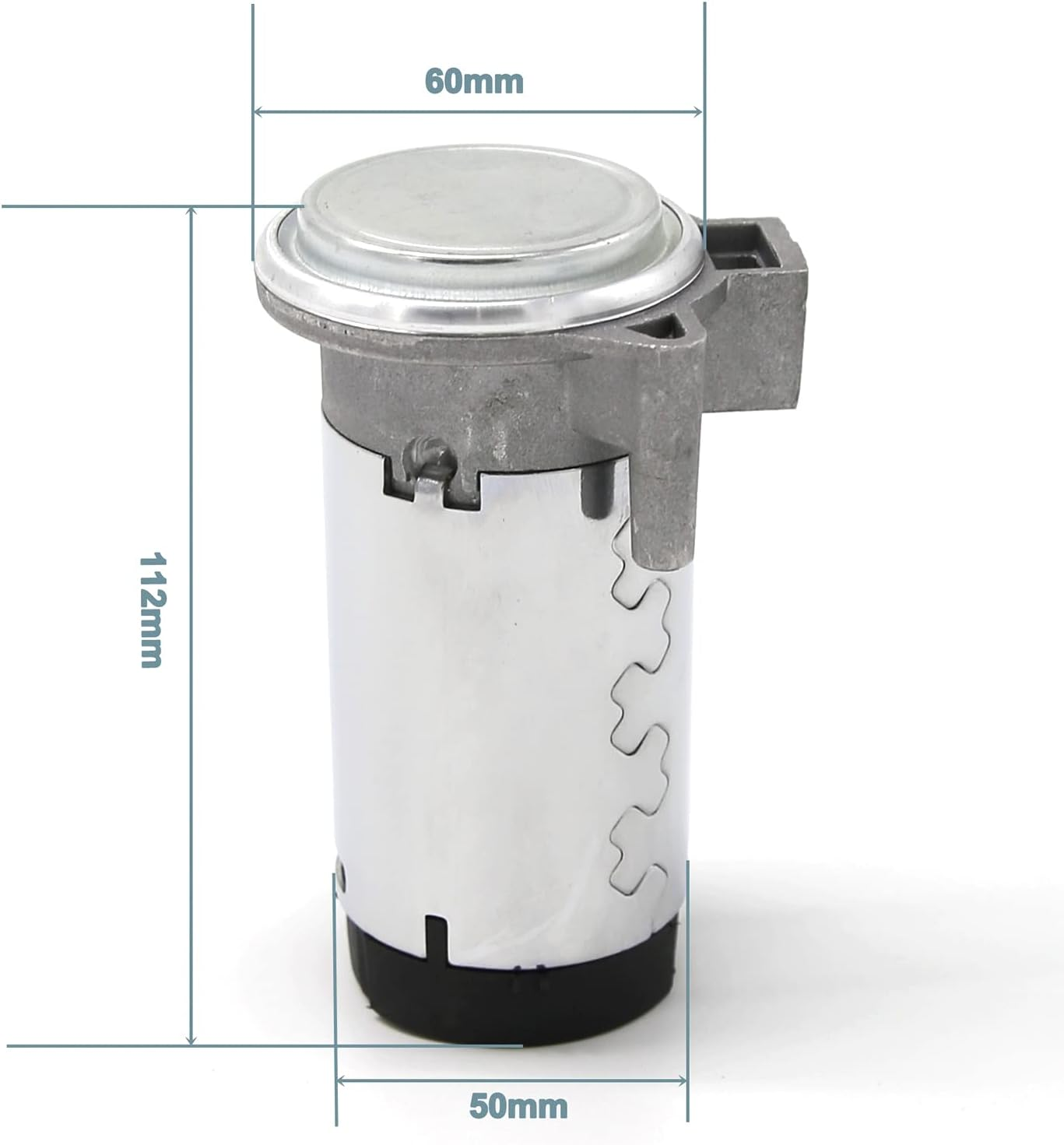 Camsoc 12V Air Compressor for Trucks, Cars, Horn Kit - Silver Plastic image number 6