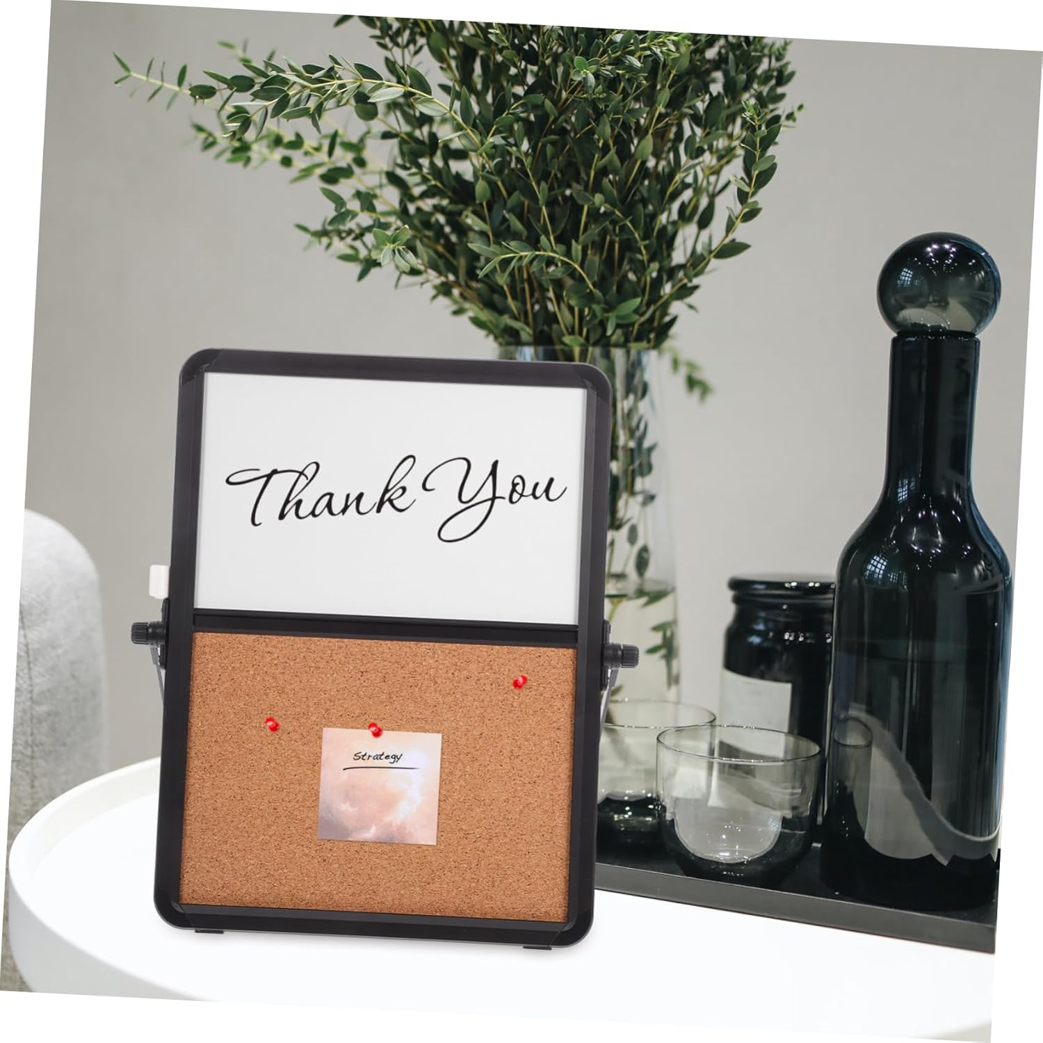 ABOOFAN Combination Whiteboard Corkboard Wall Planner Office Notice Board Home Office Decor image number 6