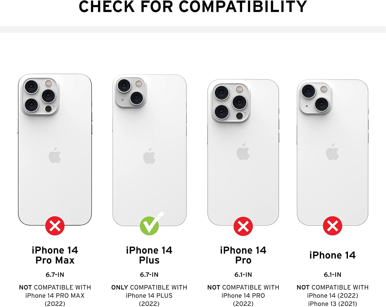 Urban Armor Gear UAG Civilian Case Compatible with Apple Iphone 14 plus [Wireless Charging Compatible Cover, Drop-Resistant Mobile Phone Case, Screen Protector with Raised Edge] Black image number 6