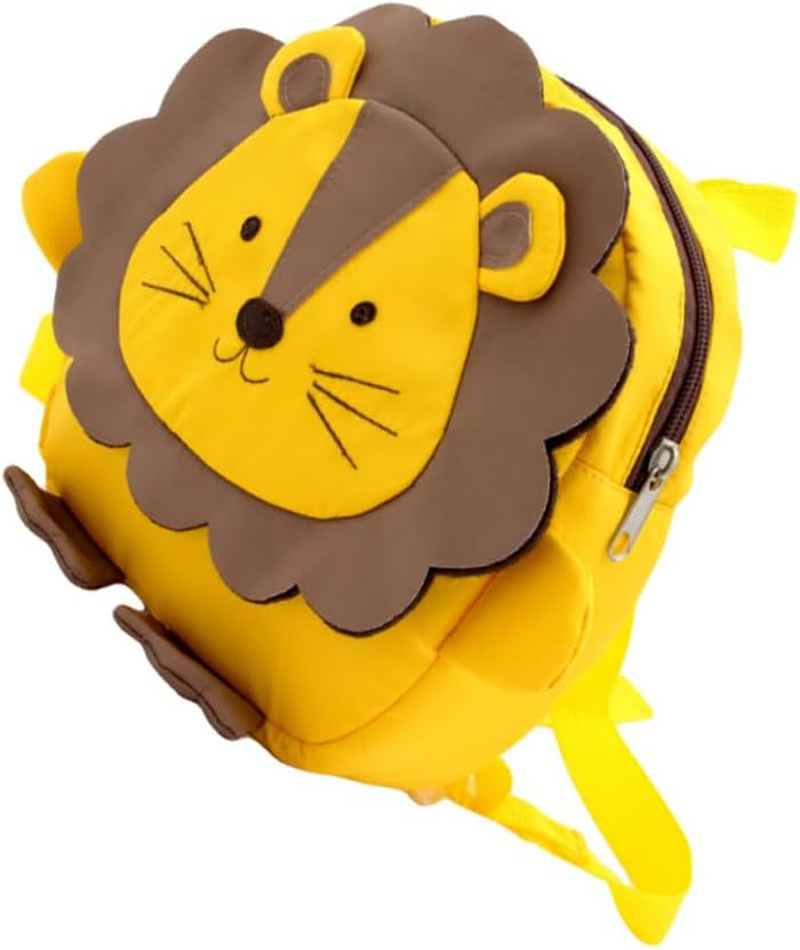 VERDANVERSE Children Cartoon Lion Backpack Kindergarten School Bag Anti-Lost Oxford Cloth Kids&rsquo; Anti-Wandering Bag for Boys and Girls Daily Use image number 4