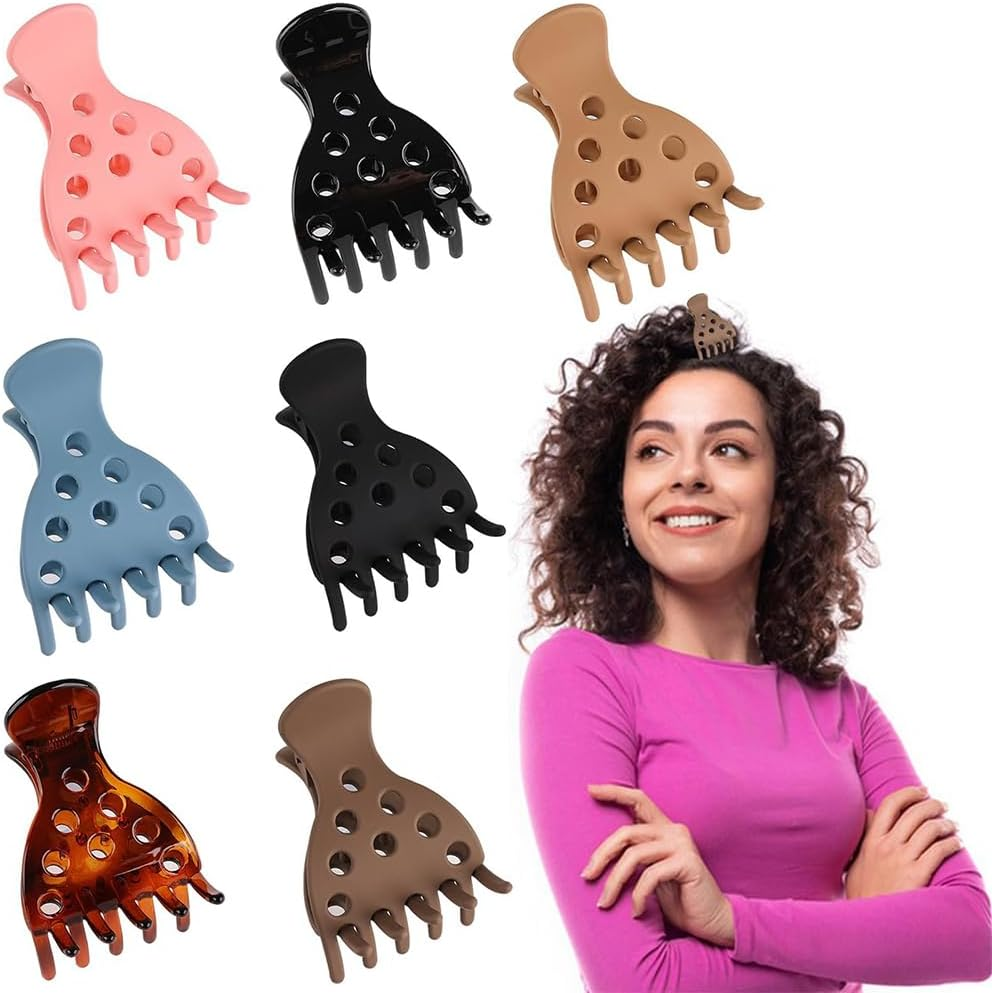 XFSRG Pack of 7 Women'S Hair Clips for Lifting Hair Roots Volume Curly Hair Clips for All Occasions (Multicolour A) image number 5